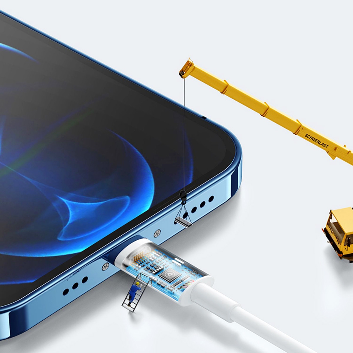 Designed specifically for Apple devices, compatible with iPhone, iPad, and other Lightning port devices.
USB-C to Lightning connector, suitable for new MacBooks and devices with Type-C ports.
1-meter length offers ample freedom for everyday use and travel convenience.
High-speed data transfer capability, supports fast charging for improved efficiency.
Durable design with high-quality materials to ensure long-lasting use without damage.
Built-in smart chip protects your device