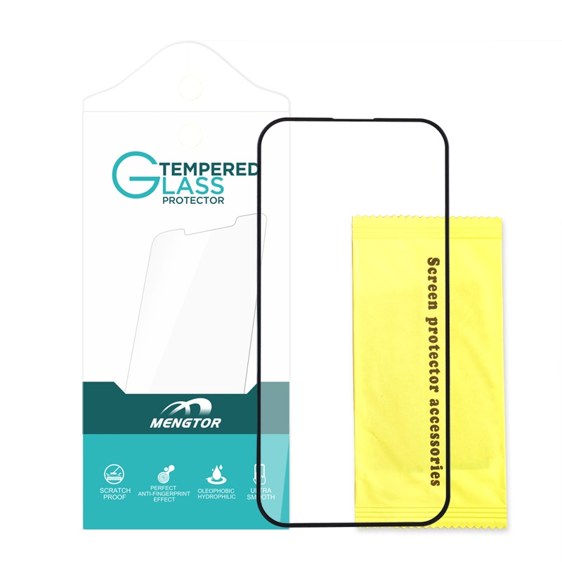 Premium Tempered Glass Material: Made from high-quality tempered glass, providing excellent scratch resistance and impact protection.
High Transparency: Maintains the original color and clarity of the screen, without affecting display quality.
Fingerprint and Oil Resistant: Special coating effectively reduces fingerprint and oil smudges, keeping the screen clean.
Easy Installation: Comes with installation tools and detailed instructions, ensuring a quick and bubble-free installation experience.
Retail Packaging: Attractive packaging suitable for retail and gifting, enhancing brand image.
Strong Compatibility: Does not affect the phone's  touch  sensitivity  and  screen  protection  such   as   facial  full cover   tempered  glass protector for  iphon plus  6.7  
 black   retail 