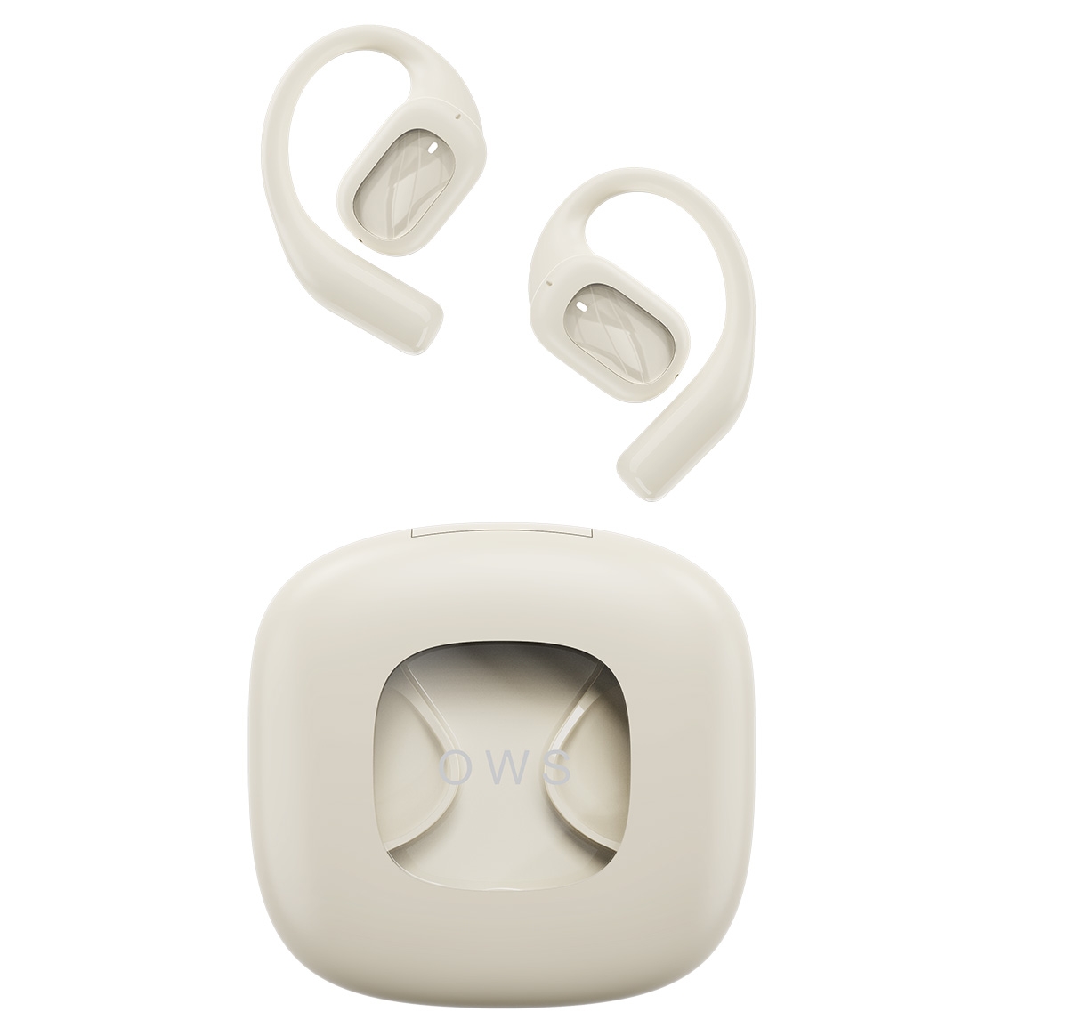 Open Design: Non-occlusive design keeps you aware of your surroundings, perfect for sports use.
Wireless Bluetooth Connection: Stable connection with a wide range of devices for an untethered music experience.
HD Sound Quality: Delivers clear and rich sound quality, enhancing your listening pleasure.
Comfortable Fit: Ergonomically designed for comfort during extended wear.
Long Battery Life: Long usage time on a single charge reduces the need for frequent recharging.
Portable Charging Case: Comes with a charging case for easy storage and additional charges, increasing convenience when out and about.
Stylish Appearance: Simple white design fits various styles and occasions., Bluetooth Wireless Openbuds - White