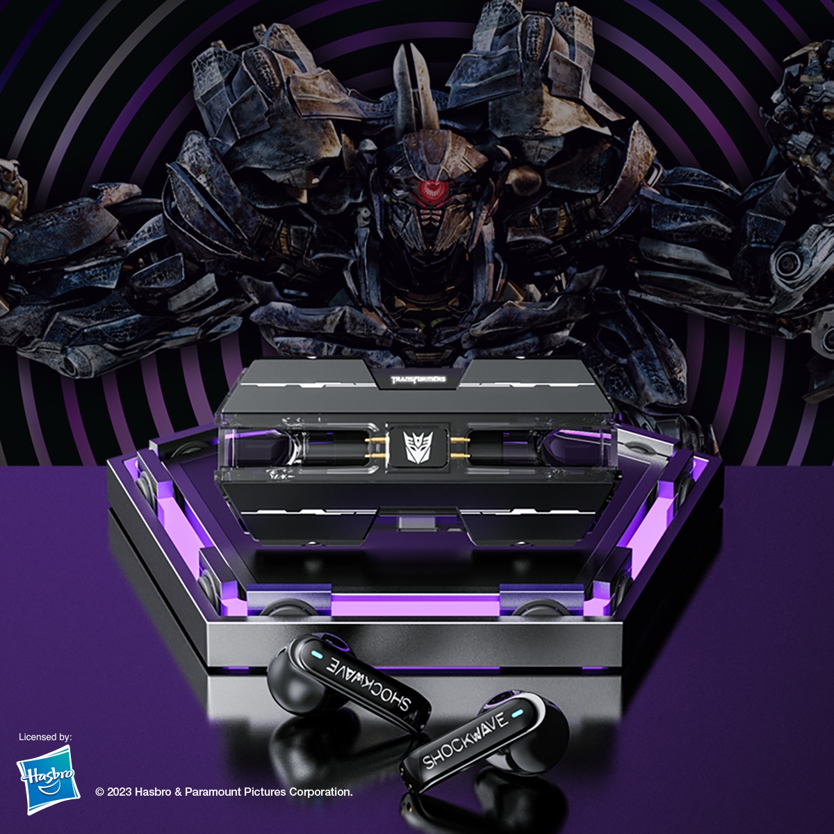 Officially Licensed: Officially licensed by Hasbro, featuring Transformers-themed design, cool-looking and showcasing personality.
Game Mode: Ultra-low latency of 45ms, accurate sound positioning to help you achieve victory in games.
Music Mode: Deep sound quality analysis, restore the real shocking sound quality, enjoy HiFi-level audio.
Stereo Sound: Provides an immersive stereo sound experience, bringing shocking auditory enjoyment for both gaming and music.
Long Battery Life: Long usage time on a single charge, with the charging case for even longer endurance.
Portable Design: Compact and lightweight, easy to carry, enjoy music and games anytime, anywhere.
Smart Touch Control: Supports smart touch control, easily manage music playback, answer calls, and more., Transformers TWS Earbuds - Blue