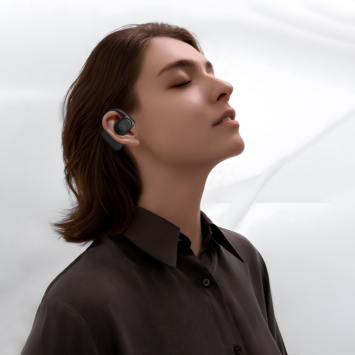 Open design allows music enjoyment while being aware of surroundings, enhancing safety
Ergonomic design fits the contours of the ear for comfortable extended wear
High-quality audio drivers provide clear and rich sound quality
Long battery life with hours of playtime on a single charge, extended with charging case
Smart touch control for easy music playback and call handling
Water and sweat resistant, ideal for workouts and outdoor activities
Fast charging supported by the charging case for quick recharges
Compatible with various devices including smartphones, tablets, and computers
Suitable for daily commute, fitness, travel, and office study
Package includes a pair of Openbuds, charging case, charging cable, and user manual, Bluetooth Wireless Open Wearable Stereo - Black