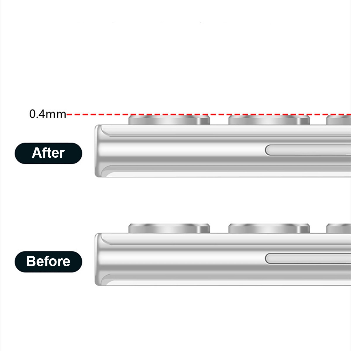 Auto-Alignment, One-Cover Application: Utilizes advanced Eagle Eye positioning technology to ensure a quick and accurate application process without the worry of misalignment.
High Definition and Explosion-Proof: Made of tempered glass material, it provides a high-definition visual experience while effectively preventing lens breakage.
Dust and Fog Proof: Upgraded nano technology with tight adhesion effectively prevents dust and fog attachment, keeping the lens clear.
Lossless Photography: Corning material with ultra-clear light transmission rate + AR anti-reflective technology, solving photo glare and ghosting issues at the source, ensuring photo quality.
Compatible with Full Coverage Cases: Independent half-package design, thin and invisible, more compatible with most phone cases, without bulging.
Professional Grade Protection: Aerospace glass material, double reinforced, strong resistance to sand and abrasion, upgraded explosion-proof for durability.
Second-Box Design: Comes with a lens protector tool, one-cover application, replacement guaranteed if damaged, easy to replace., Pro+ Eagle Eye Camera Lens Protector for Samsung Galaxy S23 Ultra S918 - Black