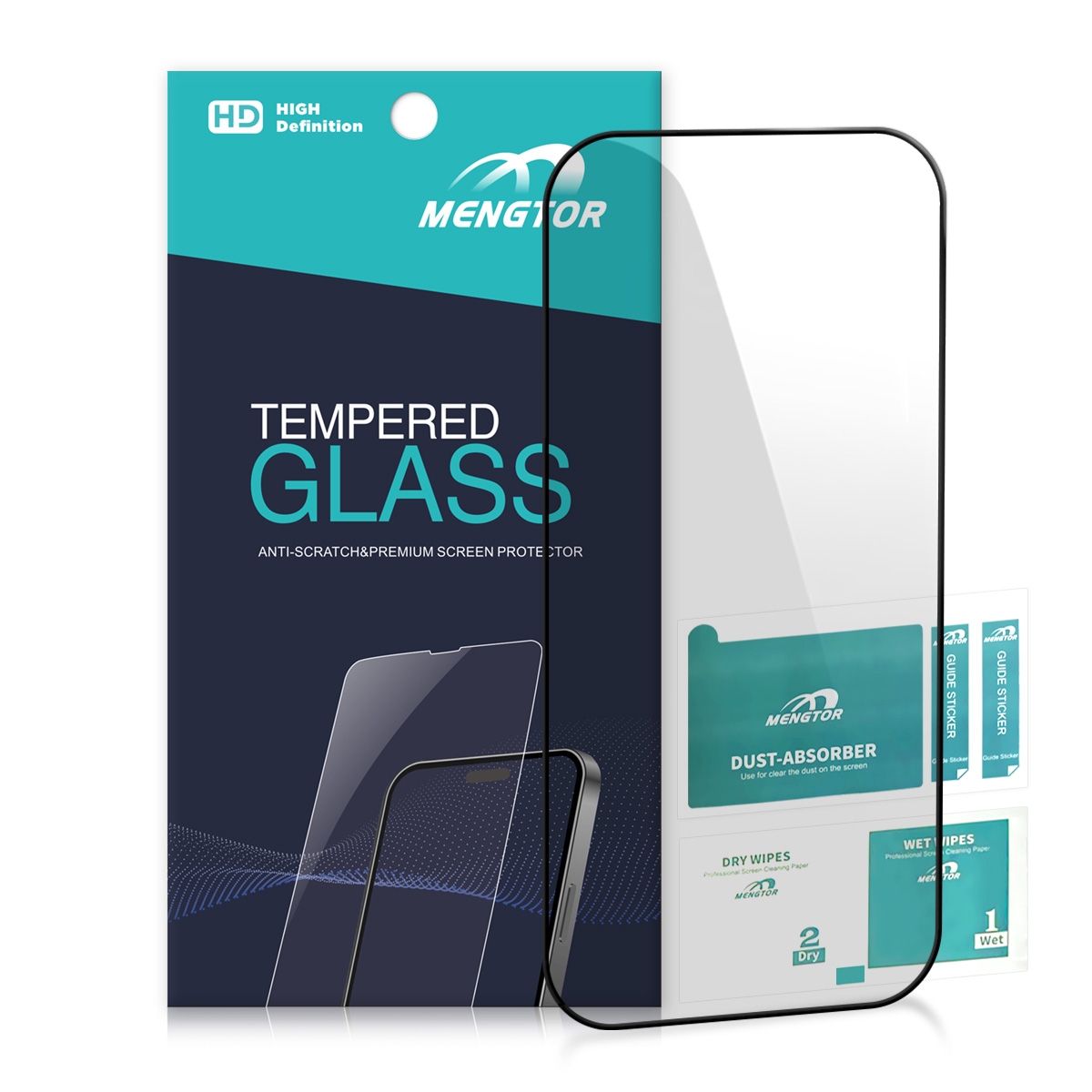 Premium Tempered Glass Material: Made from high-quality tempered glass, providing excellent scratch resistance and impact protection.
High Transparency: Maintains the original color and clarity of the screen, without affecting display quality.
Fingerprint and Oil Resistant: Special coating effectively reduces fingerprint and oil smudges, keeping the screen clean.
Easy Installation: Comes with installation tools and detailed instructions, ensuring a quick and bubble-free installation experience.
Retail Packaging: Attractive packaging suitable for retail and gifting, enhancing brand image.
Strong Compatibility: Does not affect the phone's  touch  sensitivity  and  screen  protection  such  as  facial  matte  tempered  glass  protector  for  iphone  pro retail 