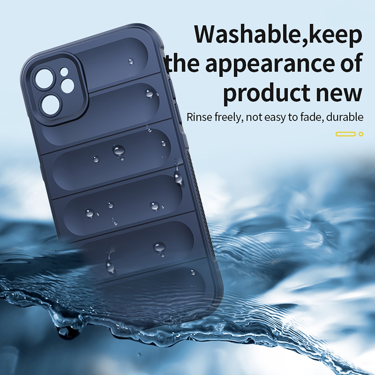 360°protection,Not afraid of falling
High resilience TPU wraps the body to
slow down the impact of drops,Invisible airbag{star}10Shock-absorbingand anti-drop
Comes with 10 invisible airbags, anti-dropcoefficient 20 times higher than ordinary shells,No ash and dust-proof
good material, clean and bright
Brand new upgrade
Added dust-proof coating,long-term use without ash,Washable,keepthe appearance ofproduct new
Rinse freely, not easy to fade, durable,Wireless charging,completelyunaffected
Slim with the phone perfect fit,full compatibility with wireless chargers,Perfect in the details
Thoughtful design, very particularabout the little things
Precise hole position
Headphone/data cable unplugged withoutresistance,original machine customization
Perfect fit
Real machine mold opening,Skin-friendly feel,touching theheartstrings
Comfortable skin-friendly grip makes you love it,Product features
Skin-friendly
Internal fiberflocking
Lens
full package
Anti-fouling &
dirt-resistant
Stronganti-drop
Support wirelesscharging,Anti-slip borderdesign
lmitating the design of car tires, it is noteasy to slip and has a better grip,Delicate flockedlining
Built-in fiber flocking to better protectthe back of the phone,Flexible protector
Flexible and delicate, easy to disassemble and
not scratch the machine,Fine hole design,better protection
Prevent lens scratches, do not coverphotosensitive, dust proofand anti-collision,Lens & ScreenProtection
Elevated edge design, full packageprotection is more secure,, Anti-Drop TPU Case for iPhone 11 - Dark Blue