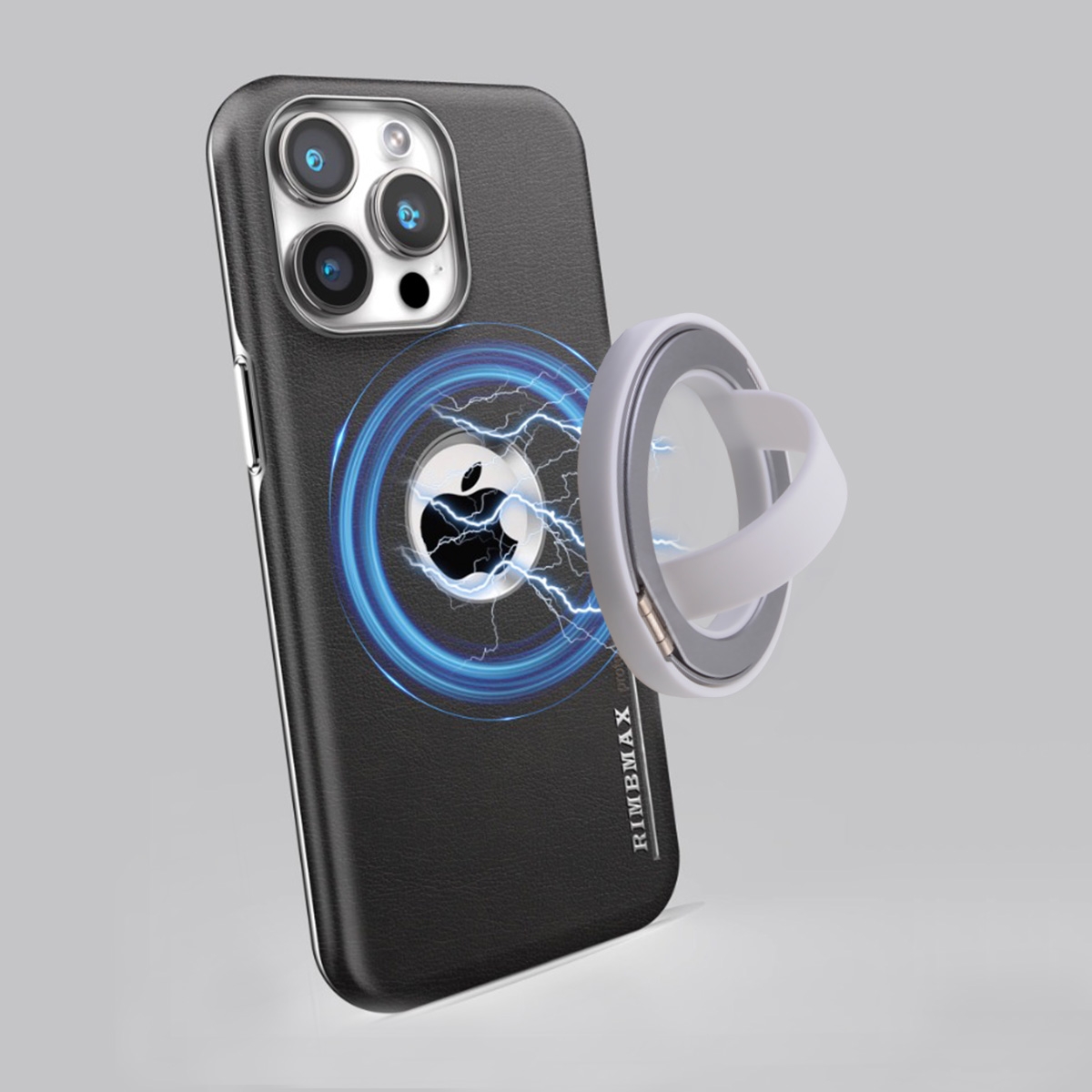 Strong Magnetic Attraction: Equipped with N52H magnets for an extremely strong grip, ensuring your phone stays secure even during vigorous movements.
Silicone Finger Ring Design: Offers a comfortable grip with a 180° large opening, avoiding discomfort and providing a better holding experience.
Concealed Metal Bracket: Allows easy control of both horizontal and vertical screens with a wide range of adjustable angles for stable support.
Free Magnetizing Ring: Comes with a universal magnetic ring compatible with all phone models, enhancing compatibility.
Adjustable Angle: 360° flexible placement, allowing for easy angle adjustment and convenient use.
Comfortable Grip: Say goodbye to dropping your phone, even small hands can easily hold large-sized models.
Compact and Lightweight: Wears like nothing with thin liquid silicone, no more burdened movement., Magnetic Silicon Phone Grip & Stand with Metal Ring - Black