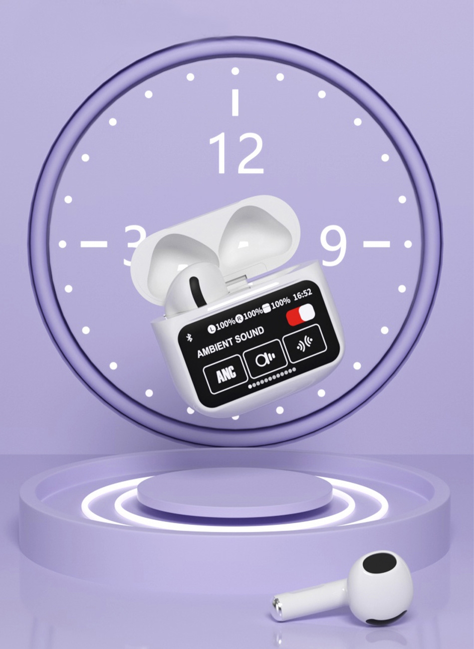 High-definition sound quality for an exceptional audio experience.
Bluetooth 5.4 chip for fast and stable wireless connectivity.
Multifunctional touch screen for easy control of music playback and calls.
Long-lasting battery life for all-day use.
Comfortable fit designed for extended wear.
Quick connection for a simplified pairing process.
Composite diaphragm for enhanced sound performance.
Touch control for convenient management of music and calls., Multifunctional Touch Screen in Ear 5.4 Bluetooth Earphones - White
