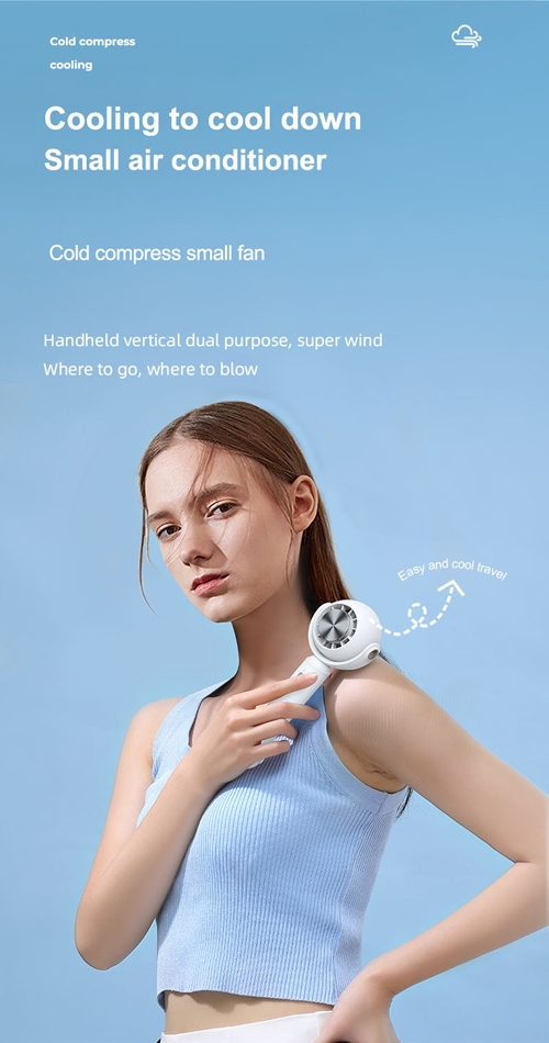 Semiconductor refrigeration technology for a 3-second quick cool down, enjoy a new cooling experience.
Three-speed wind adjustment to meet various needs, from soft sleep wind to strong ice wind.
2000mAh large capacity battery for long-lasting use, worry-free for outdoor activities.
Cold-coated surface for a cool touch and rapid cooling.
One-click adjustment switch for minimalist and convenient operation.
Bottom mountaineering buckle design for easy carrying and zero burden travel.
Dual-purpose handheld and desktop fan, quickly transform into a desktop fan for versatile use.
Made of ABS material, durable and lightweight, perfect for extended carry., Portable Handheld Ice Cooling Fan - Green