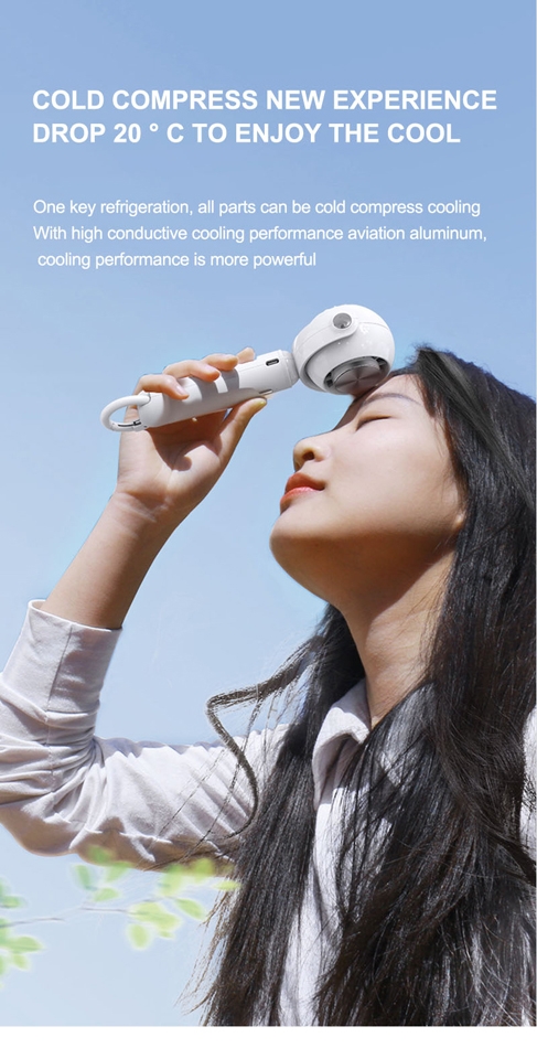 Semiconductor refrigeration technology for a 3-second quick cool down, enjoy a new cooling experience.
Three-speed wind adjustment to meet various needs, from soft sleep wind to strong ice wind.
2000mAh large capacity battery for long-lasting use, worry-free for outdoor activities.
Cold-coated surface for a cool touch and rapid cooling.
One-click adjustment switch for minimalist and convenient operation.
Bottom mountaineering buckle design for easy carrying and zero burden travel.
Dual-purpose handheld and desktop fan, quickly transform into a desktop fan for versatile use.
Made of ABS material, durable and lightweight, perfect for extended carry., Portable Handheld Ice Cooling Fan - Green